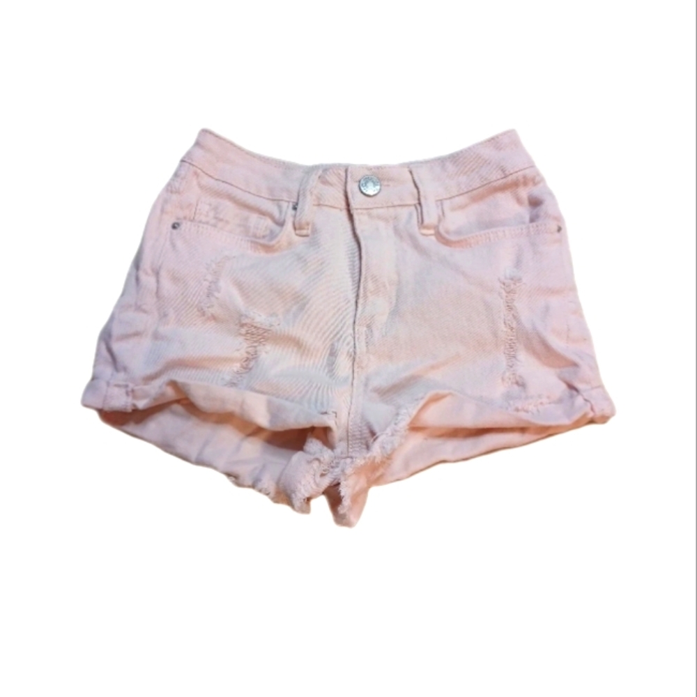 Women's Pink Denim Shorts Size 0/24